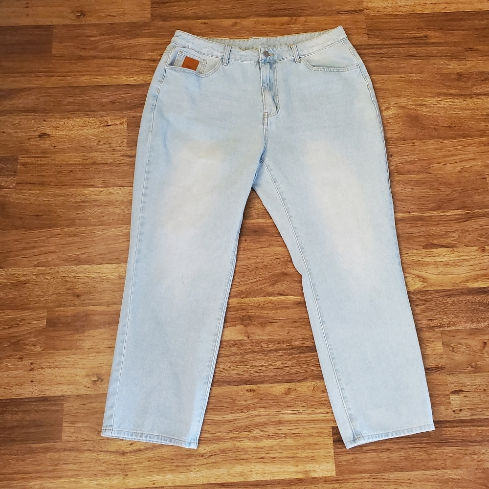 SHEIN Straight Jeans Women's 2XL High Rise Curve